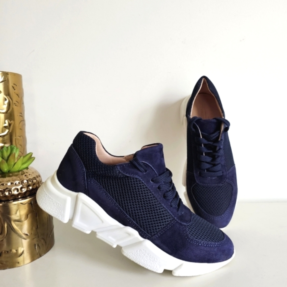 Billi Bi Copenhagen Chunky Navy Scandinavian Sneakers – EU 39